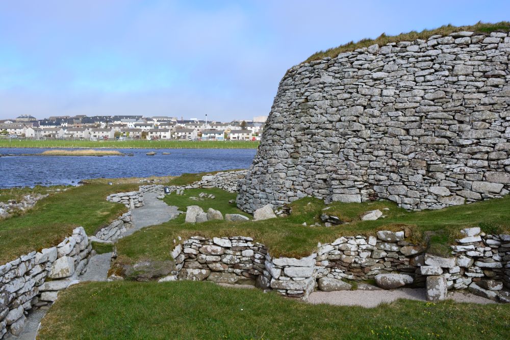 Vroch Clickimin Broch near Lerwick Iron Age archaeology history structure ...