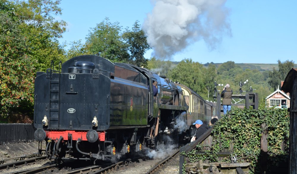 BR Standard 9F Steam locomotive 92134 2-10-0 heavy freight engine ...